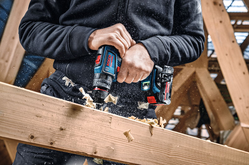 Bosch EXPERT Aku príklepový vŕtací skrutkovač EXSB18V-150 L-Boxx (1x5,5Ah + 2x8Ah) 06019R3202