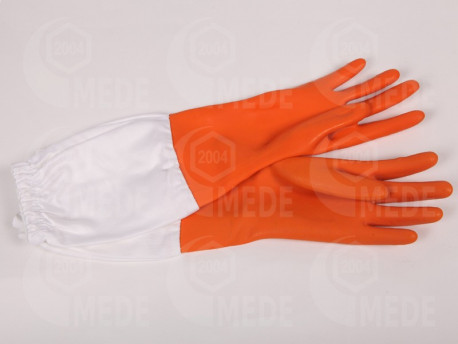 Včelárske rukavice Orange veľ.9