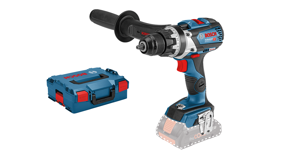 Aku vŕtací skrutkovač Bosch GSR 18V-110 C (bez aku) L-Boxx 06019G0109