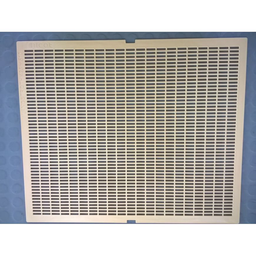 Materská mriežka plast žltá 425x510 Langstroth - NICOT