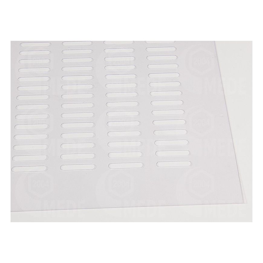 Materská mriežka plast - číra 420x420