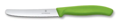 Kuchynský nôž Victorinox SwissClassic zubkovaná čepeľ 11cm 6.7836.L114 zelený