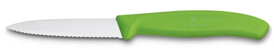 Kuchynský nôž Victorinox SwissClassic zubkovaná čepeľ 8cm 6.7636.L114 zelený