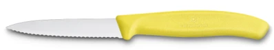 Kuchynský nôž Victorinox SwissClassic zubkovaná čepeľ 8cm 6.7636.L118 žltý