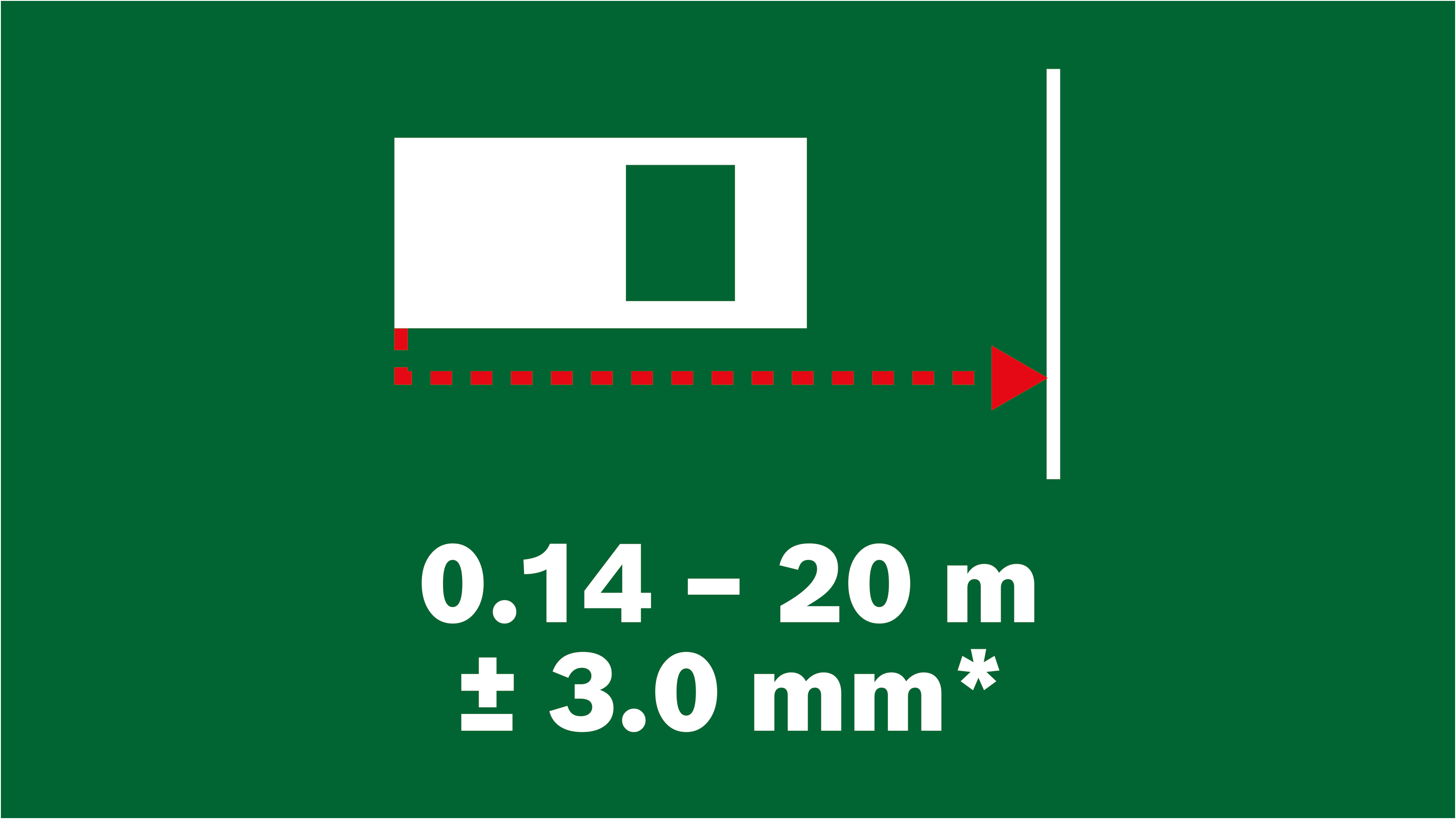 Bosch Laserový merač vzdialenosti EasyDistance 20 0603672AZ0