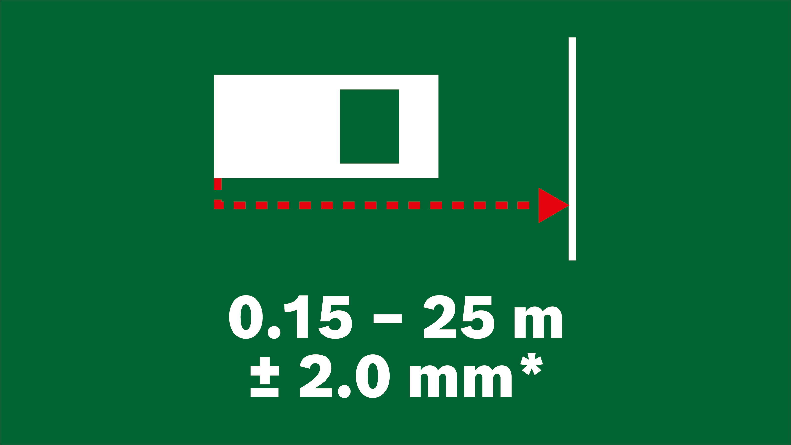 Bosch Laserový merač vzdialeností Zamo 0603672900