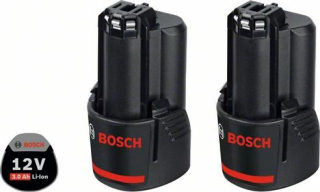 Akumulátor Bosch 2x GBA 12V / 3,0 Ah Li-lon 1600A00X7D