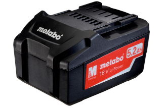 Akumulátor Metabo 18 V 5,2 Ah Li-Power 625592000