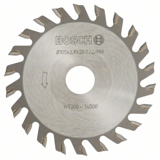 Bosch Kotúčovej frézy 22, 20 mm, 2,8 mm 1ks 3608641002