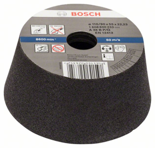 Bosch Kónická brúsna miska - na kovy/liatinu 90 mm, 110 mm, 55 mm, 36 1ks 1608600233