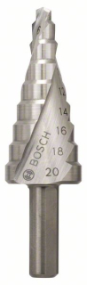 Bosch Stupňovitý vrták HSS 4 - 20 mm, 8,0 mm, 70,5 mm 1ks 2608597519