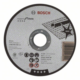 Bosch Rovný rezací kotúč Expert for Inox AS 46 T INOX BF, 125 mm, 1,6 mm 1ks 2608600220