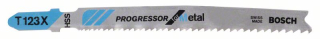 Bosch Pílový list do priamočiarych píl T 123 XF Progressor for Metal 5ks 2608638473