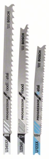 Bosch 3-dielna súprava pílových listov do priamočiarych píl U 123 XF; U 234 X; U 345 XF 3ks 2607010516
