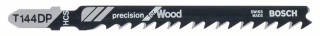 Bosch Pílový list do priamočiarych píl T 144 DP Precision for Wood 100ks 2608633A42