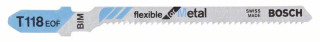 Bosch Pílový list do priamočiarych píl T 118 EOF Flexible for Metal 3ks 2608636231