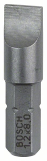 Bosch Skrutkovací hrot Extra Hart S 1,2x8,0, 25 mm 3ks 2607001468