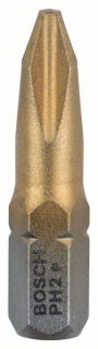 Bosch Skrutkovací hrot Max Grip PH 2, 25 mm 3ks 2607001546