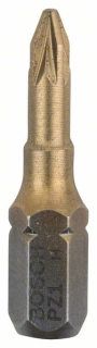 Bosch Skrutkovací hrot Max Grip PZ 1, 25 mm 3ks 2607001591
