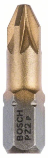 Bosch Skrutkovací hrot Max Grip PZ 2, 25 mm 3ks 2607001593