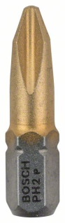 Bosch Skrutkovací hrot Max Grip PH 2, 25 mm 25ks 2607002488