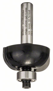 Žliabkovacia fréza s vodiacim ložiskom Bosch R=10mm 2608628364