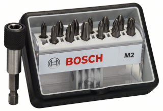 Bosch 12+1-dielna súprava skrutkovacích hrotov Robust Line M Extra Hart 25 mm, 12+1-dielna súprava 1ks 2607002564