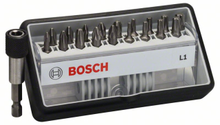 Bosch 18+1-dielna súprava skrutkovacích hrotov Robust Line L Extra Hart 25 mm, 18+1-dielna súprava 1ks 2607002567