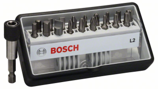 Bosch 18+1-dielna súprava skrutkovacích hrotov Robust Line L Extra Hart 25 mm, 18+1-dielna súprava 1ks 2607002568