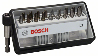 Bosch 18+1-dielna súprava skrutkovacích hrotov Robust Line L Extra Hart 25 mm, 18+1-dielna súprava 19ks 2607002569