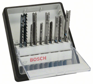 Bosch 10-dielna súprava pílových listov do priamočiarej píly Robust Line Wood and Metal, so stopkou T T 244 D; T 144 D; T 101 AO; T 101 B; T 101 AOF; T 101 BF; T 118 EOF; T 118 AF; T 118 BF; T 123 X 10ks 2607010542