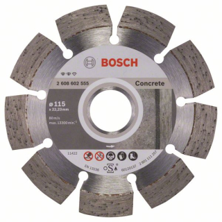 Bosch Diamantový rezací kotúč Expert for Concrete 115 x 22,23 x 2,2 x 12 mm 1ks 2608602555