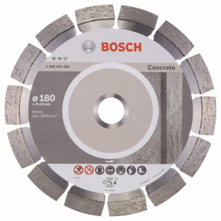 Bosch Diamantový rezací kotúč Expert for Concrete 180 x 22,23 x 2,4 x 12 mm 1ks 2608602558