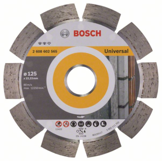 Bosch Diamantový rezací kotúč Expert for Universal 125 x 22,23 x 2,2 x 12 mm 1ks 2608602565