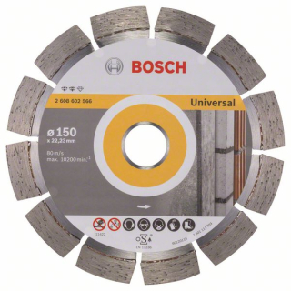 Bosch Diamantový rezací kotúč Expert for Universal 150 x 22,23 x 2,4 x 12 mm 1ks 2608602566