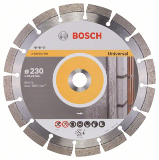 Bosch Diamantový rezací kotúč Expert for Universal 230 x 22,23 x 2,4 x 12 mm 1ks 2608602568