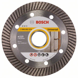 Bosch Diamantový rezací kotúč Expert for Universal Turbo 115 x 22,23 x 2 x 12 mm 1ks 2608602574