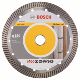 Bosch Diamantový rezací kotúč Expert for Universal Turbo 180 x 22,23 x 2,4 x 12 mm 1ks 2608602577