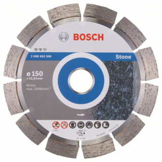 Bosch Diamantový rezací kotúč Expert for Stone 150 x 22,23 x 2,4 x 12 mm 1ks 2608602590
