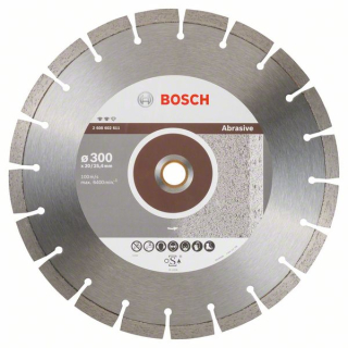 Bosch Diamantový rezací kotúč Expert for Abrasive 300 x 20,00+25,40 x 2,8 x 12 mm 1ks 2608602611