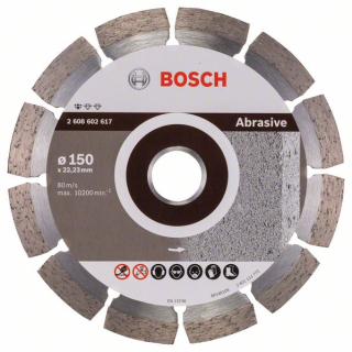 Bosch Diamantový rezací kotúč Standard for Abrasive 150 x 22,23 x 2 x 10 mm 1ks 2608602617