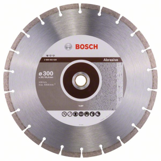 Bosch Diamantový rezací kotúč Standard for Abrasive 300 x 20/25,40 x 2,8 x 10 mm 1ks 2608602620