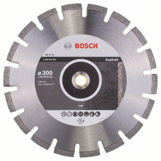 Bosch Diamantový rezací kotúč Standard for Asphalt 300 x 20/25,40 x 2,8 x 10 mm 1ks 2608602624