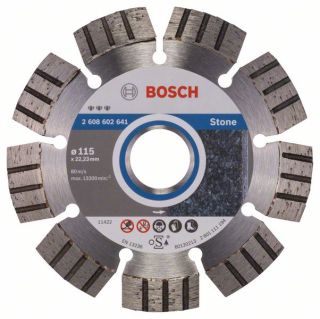 Bosch Diamantový rezací kotúč Best for Stone 115 x 22,23 x 2,2 x 12 mm 1ks 2608602641