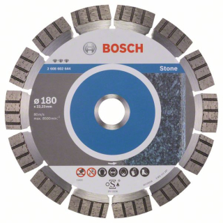 Bosch Diamantový rezací kotúč Best for Stone 180 x 22,23 x 2,4 x 12 mm 1ks 2608602644