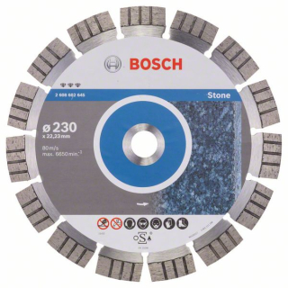 Bosch Diamantový rezací kotúč Best for Stone 230 x 22,23 x 2,4 x 15 mm 1ks 2608602645