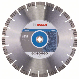 Bosch Diamantový rezací kotúč Best for Stone 350 x 20,00+25,40 x 3,2 x 15 mm 1ks 2608602648