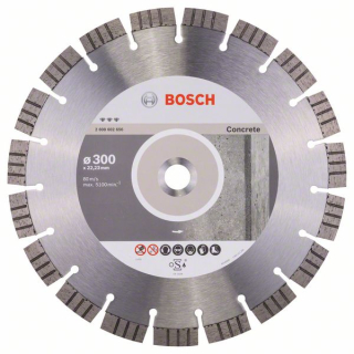 Bosch Diamantový rezací kotúč Best for Concrete 300 x 22,23 x 2,8 x 15 mm 1ks 2608602656