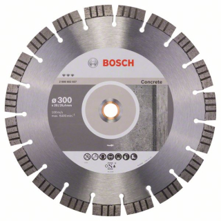 Bosch Diamantový rezací kotúč Best for Concrete 300 x 20,00+25,40 x 2,8 x 15 mm 1ks 2608602657