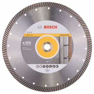 Bosch Diamantový rezací kotúč Best for Universal Turbo 300 x 20,00+25,40 x 3 x 15 mm 1ks 2608602677